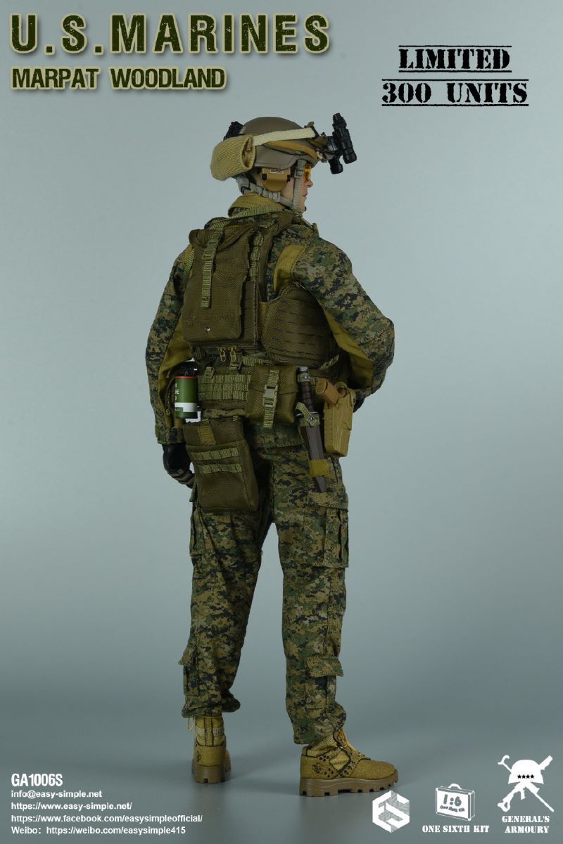 US Marine Corps Jungle Camouflage 1/6
