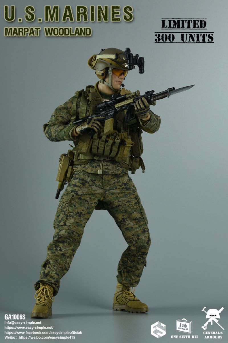US Marine Corps Jungle Camouflage 1/6