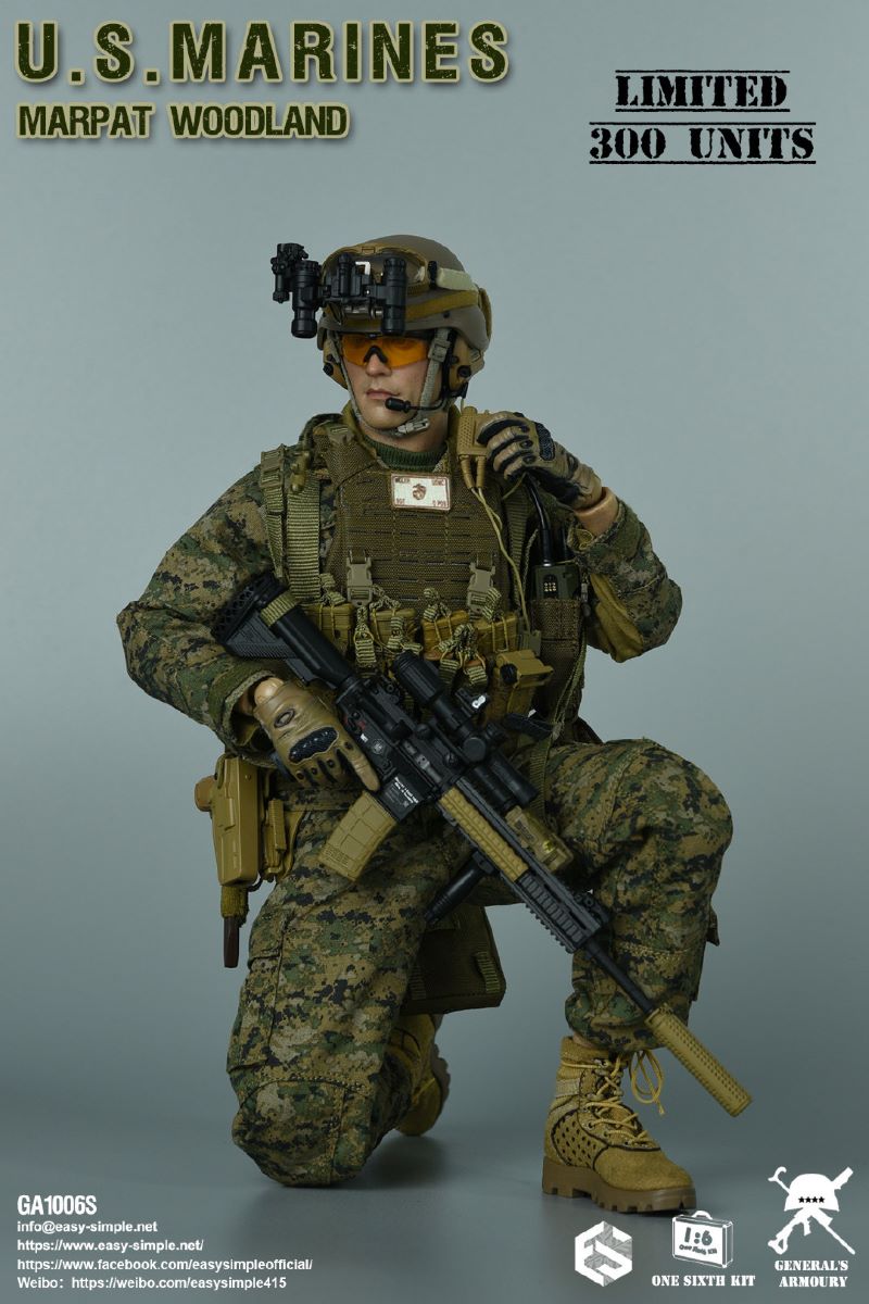 US Marine Corps Jungle Camouflage 1/6