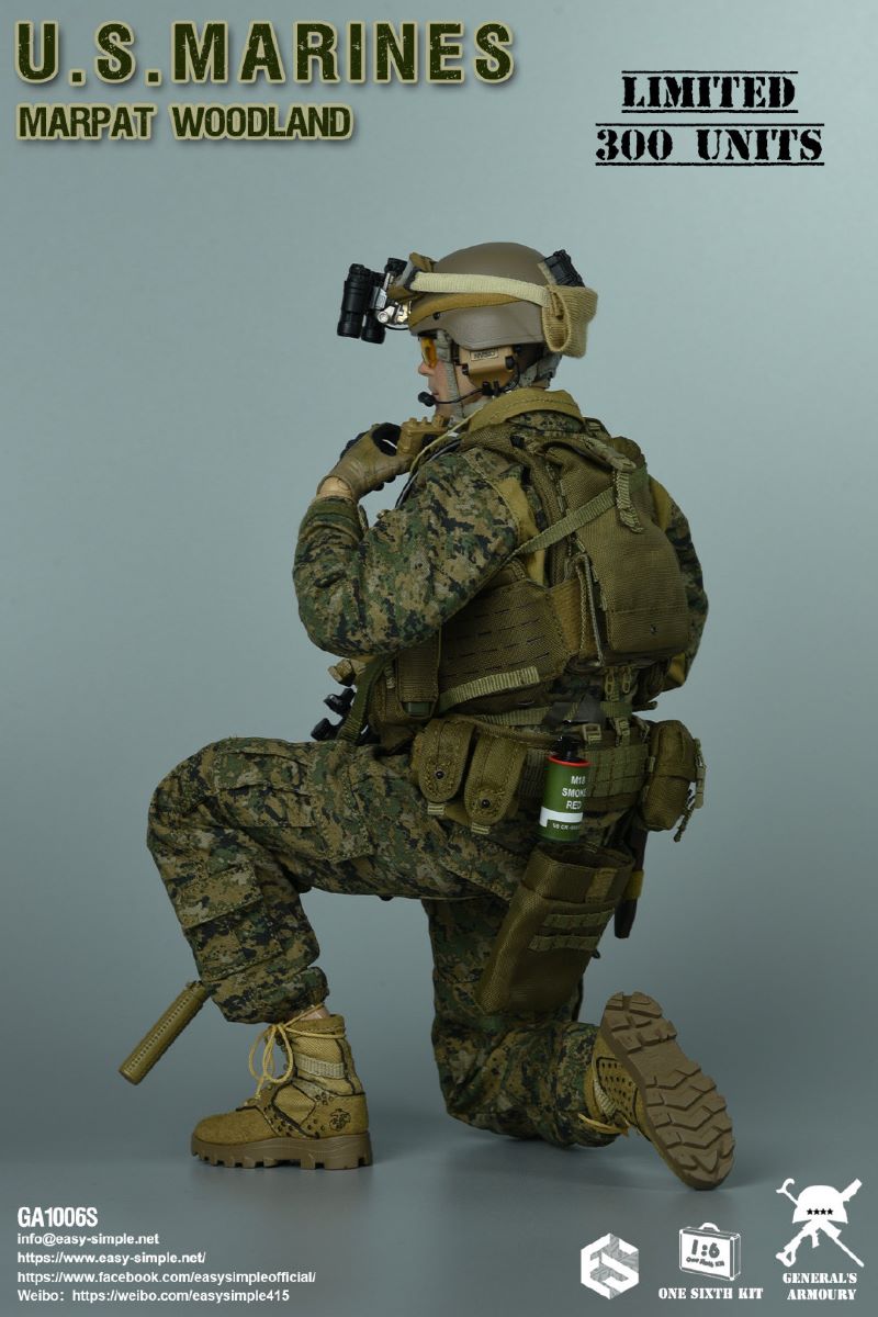 US Marine Corps Jungle Camouflage 1/6