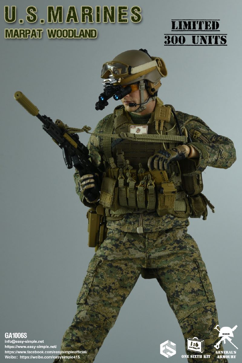 US Marine Corps Jungle Camouflage 1/6