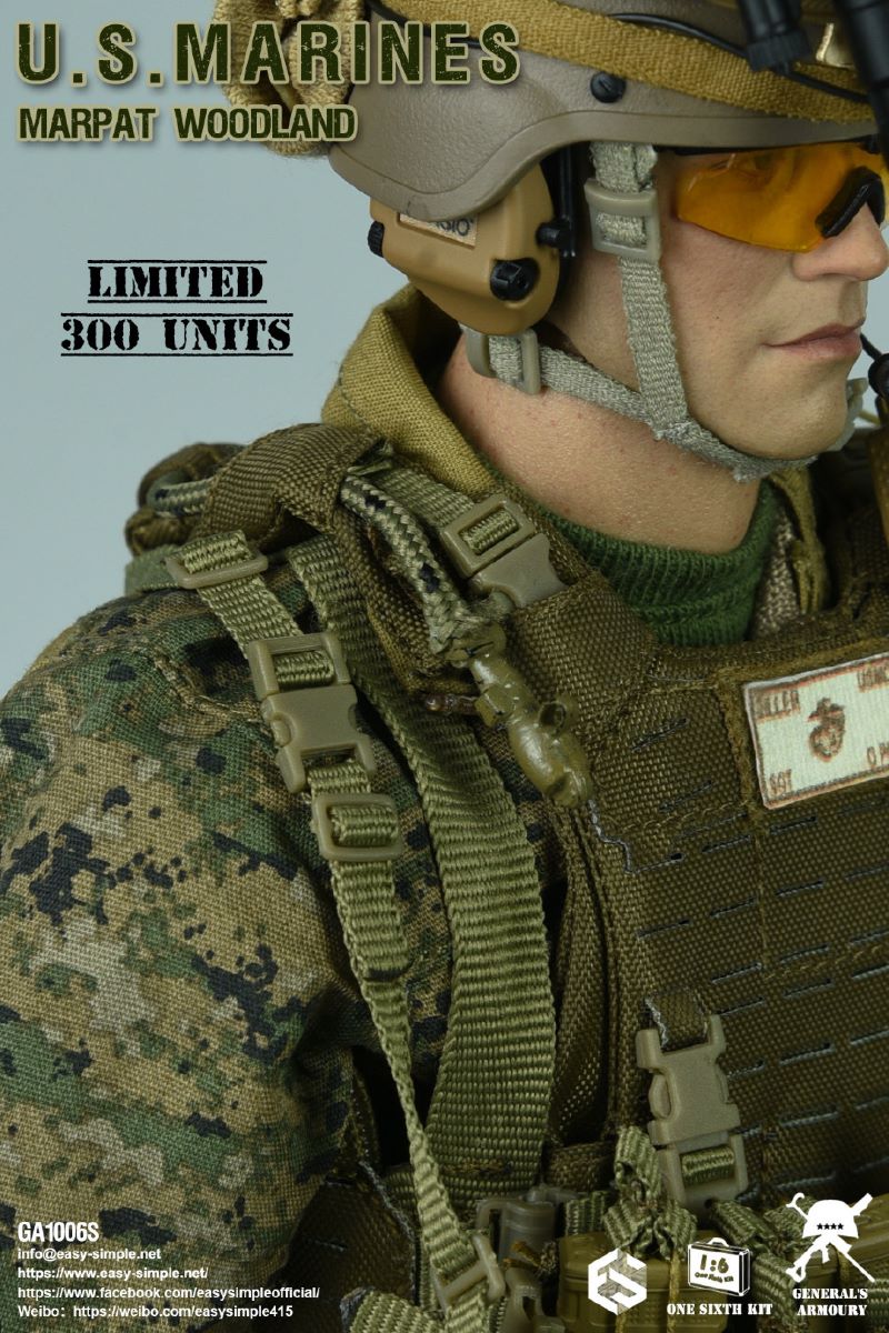 US Marine Corps Jungle Camouflage 1/6