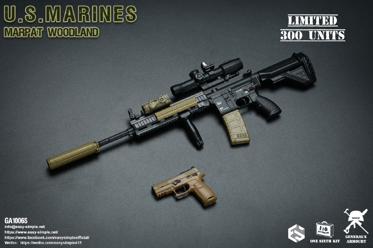 US Marine Corps Jungle Camouflage 1/6