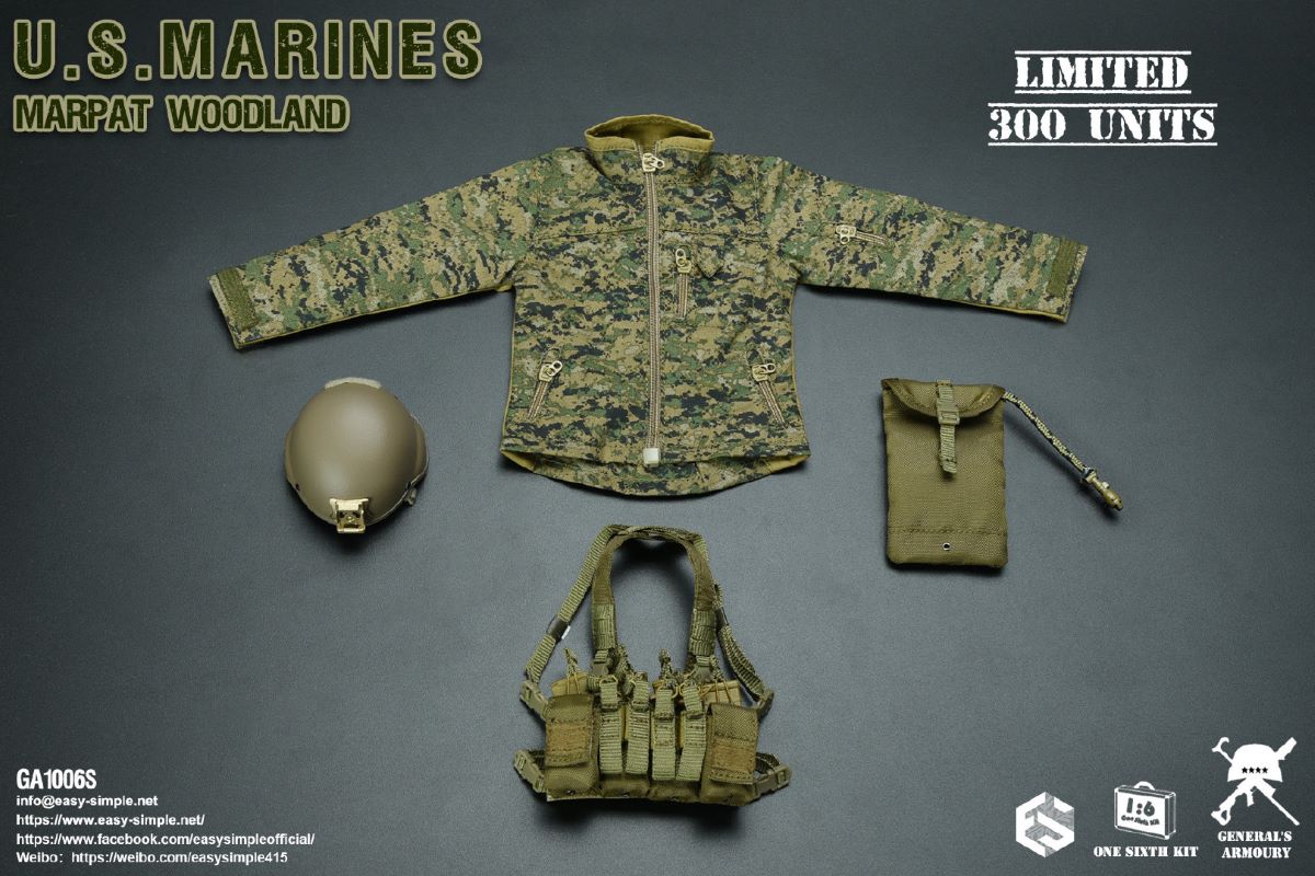 US Marine Corps Jungle Camouflage 1/6