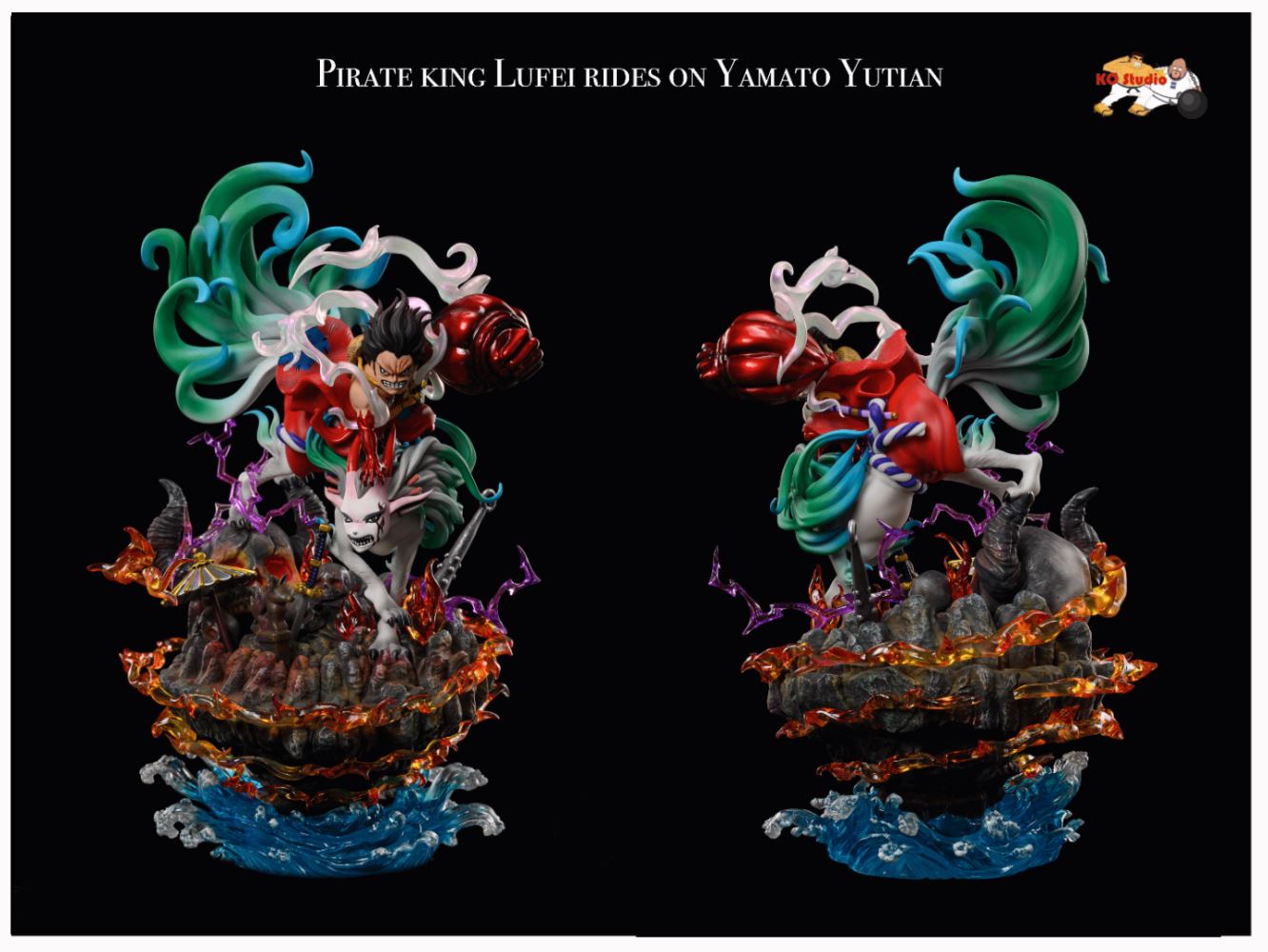 Luffy & Yamato - One Piece