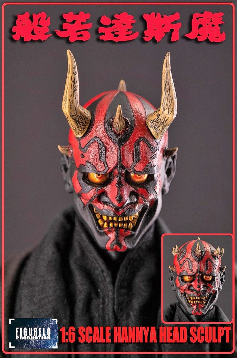 HANNYA Head Scuplt Dark Maul 1: 6 