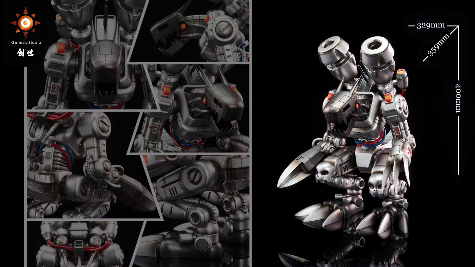 Machinedramon - Digimon Resin