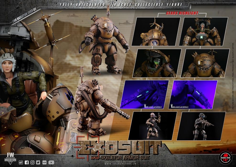EXO-Skeleton Armor Suit XO-01 1/18