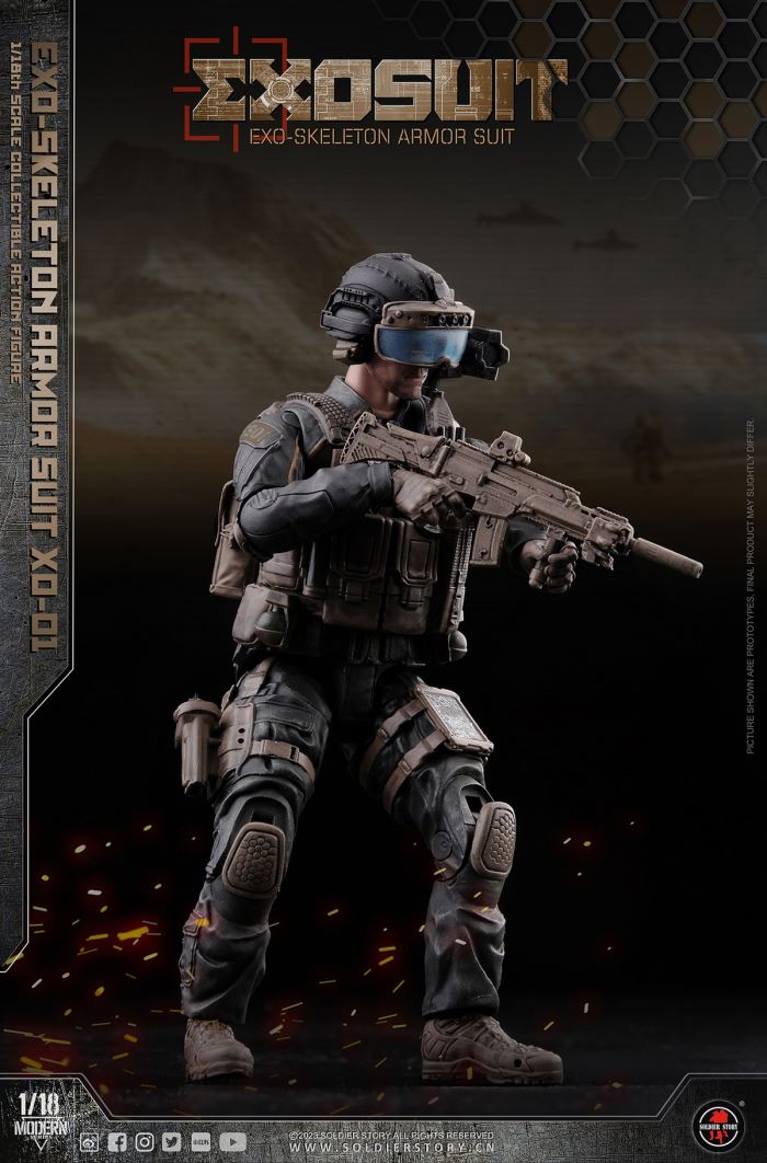 EXO-Skeleton Armor Suit XO-01 1/18