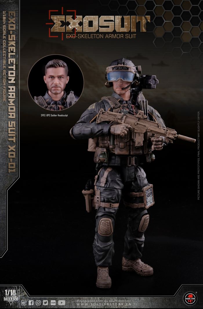 EXO-Skeleton Armor Suit XO-01 1/18