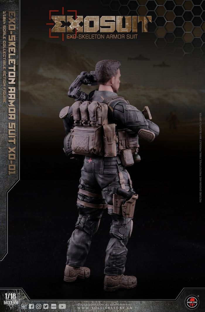 EXO-Skeleton Armor Suit XO-01 1/18