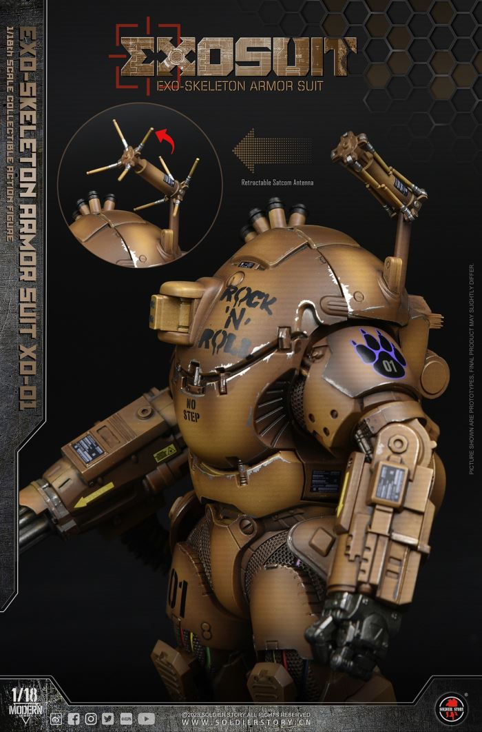 EXO-Skeleton Armor Suit XO-01 1/18