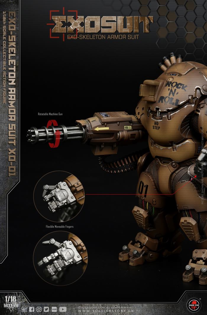 EXO-Skeleton Armor Suit XO-01 1/18
