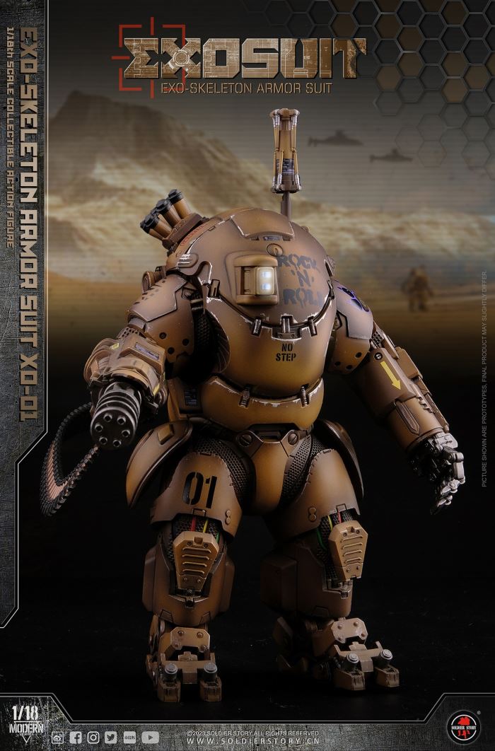 EXO-Skeleton Armor Suit XO-01 1/18