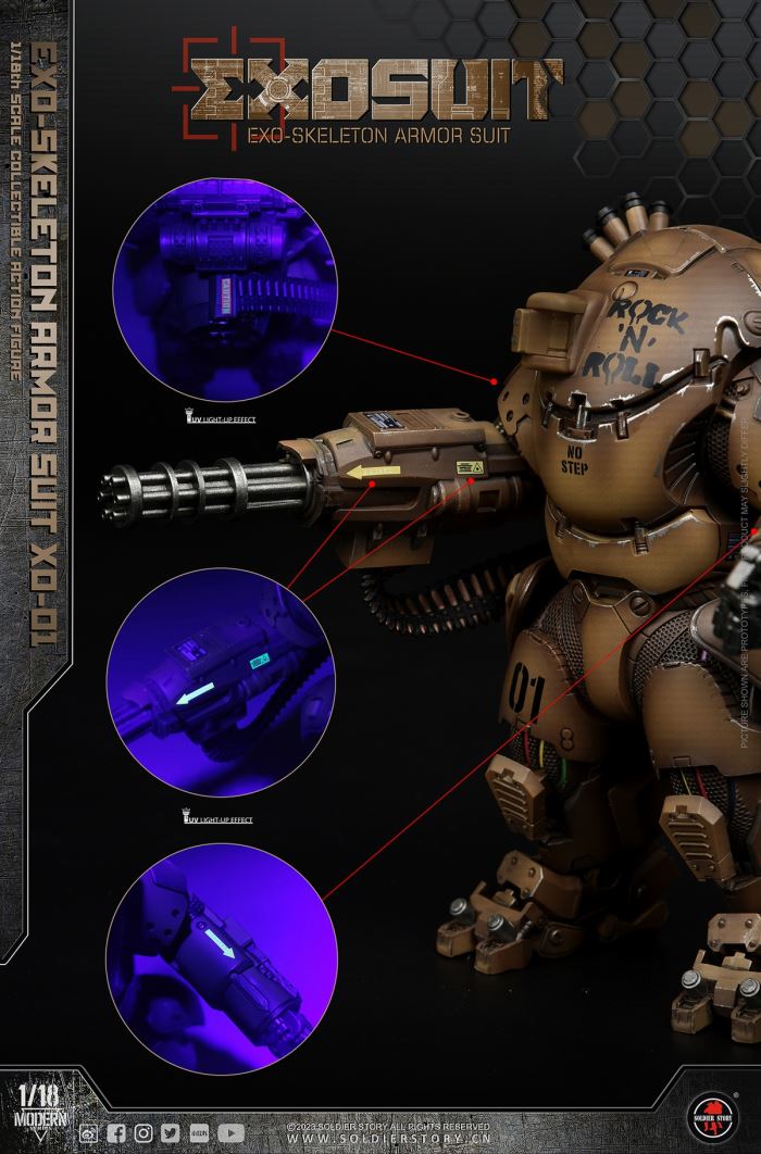 EXO-Skeleton Armor Suit XO-01 1/18