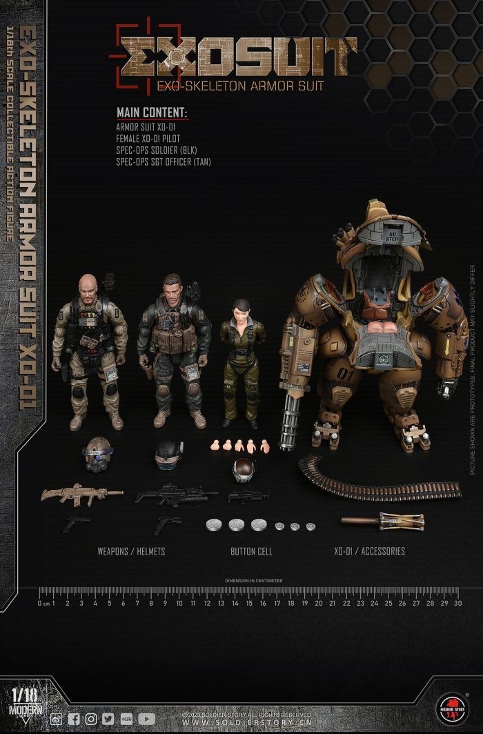 EXO-Skeleton Armor Suit XO-01 1/18