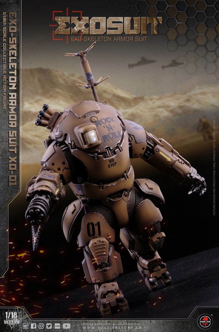 EXO-Skeleton Armor Suit XO-01 1/18