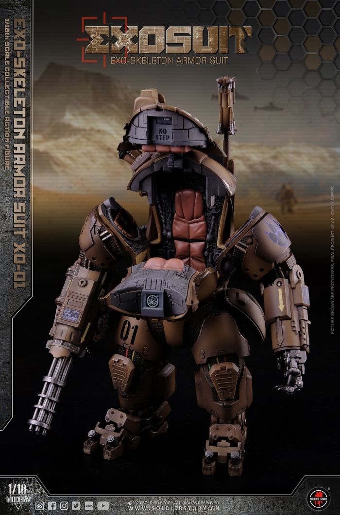 EXO-Skeleton Armor Suit XO-01 1/18