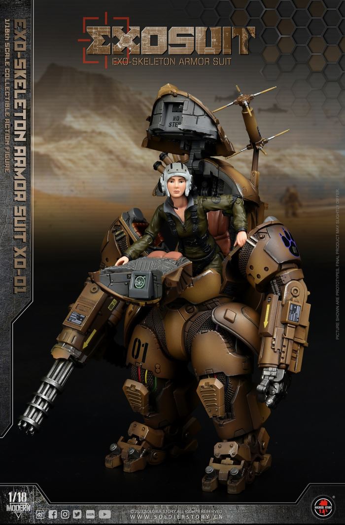 EXO-Skeleton Armor Suit XO-01 1/18