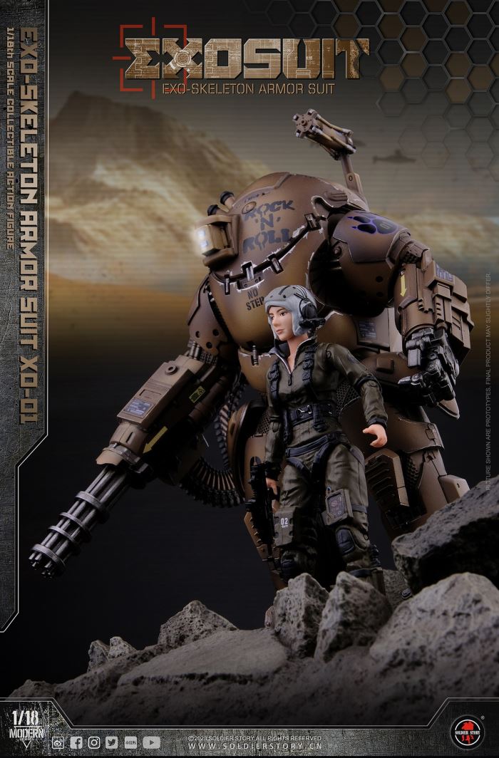 EXO-Skeleton Armor Suit XO-01 1/18