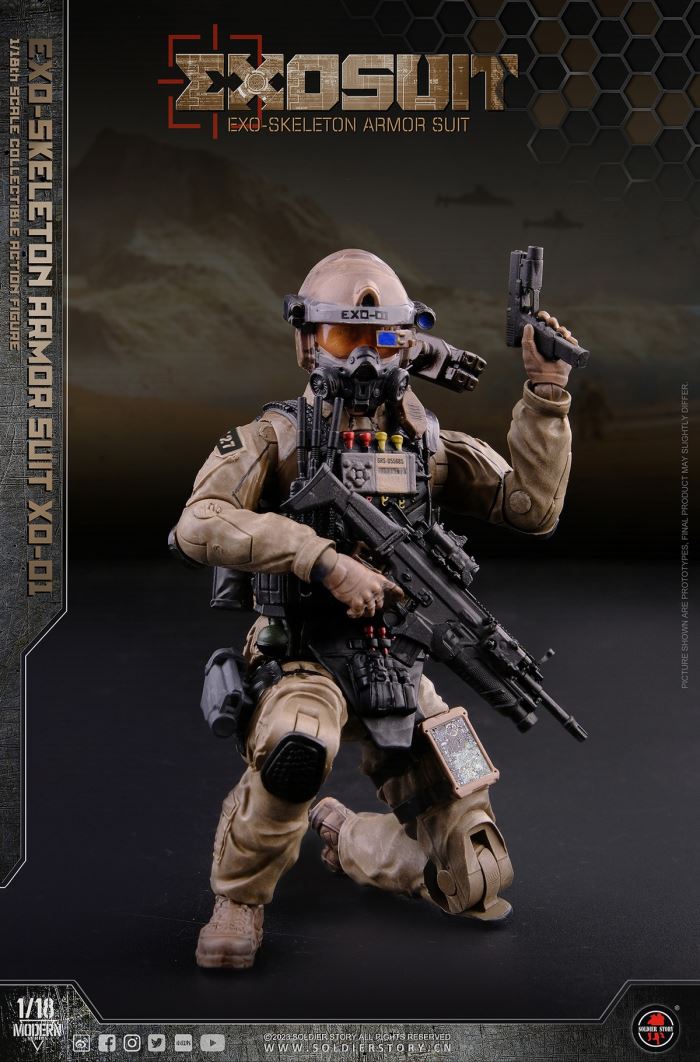EXO-Skeleton Armor Suit XO-01 1/18