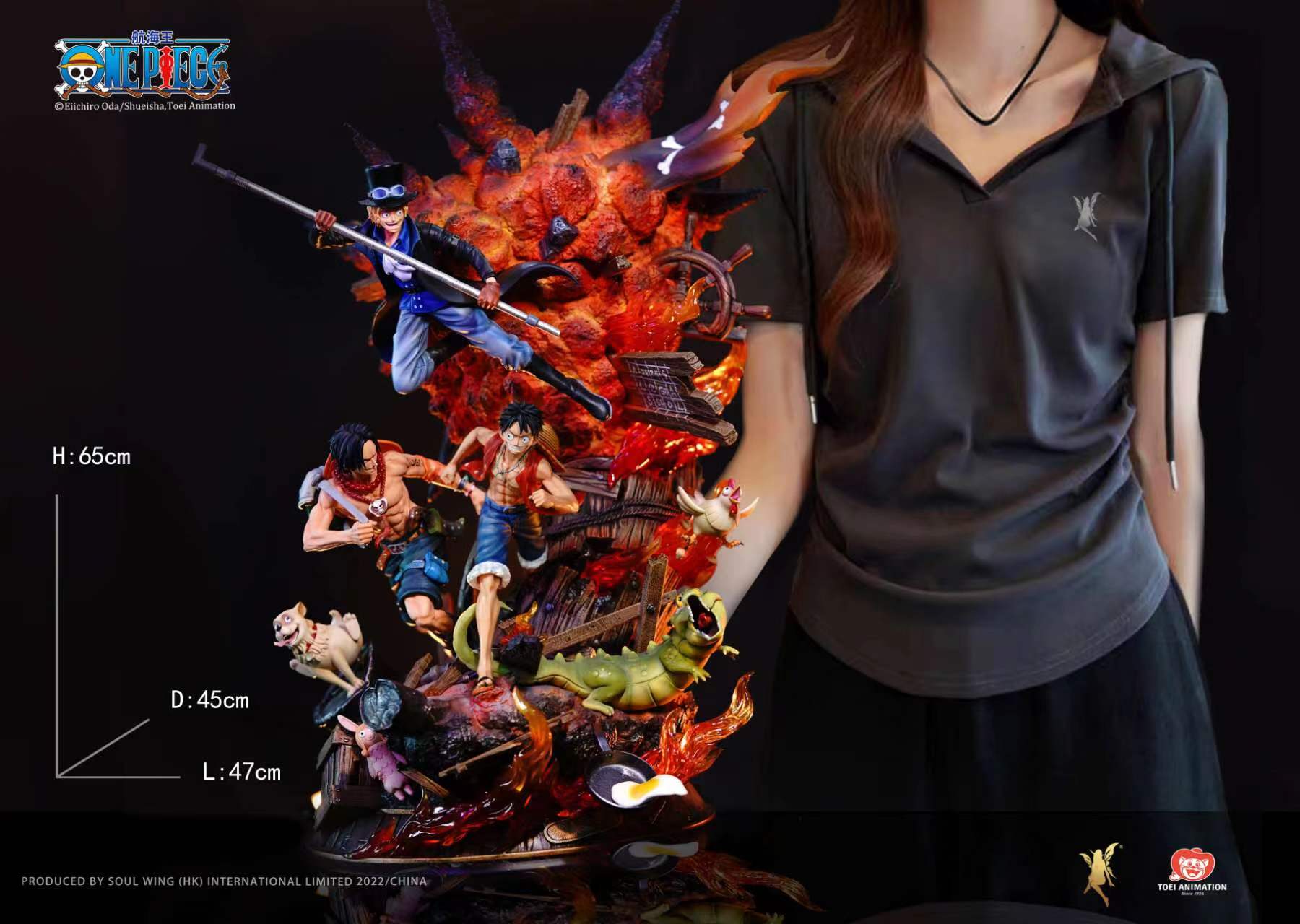 Monkey D. Luffy & Portgas D. Ace & Sabo - One Piece