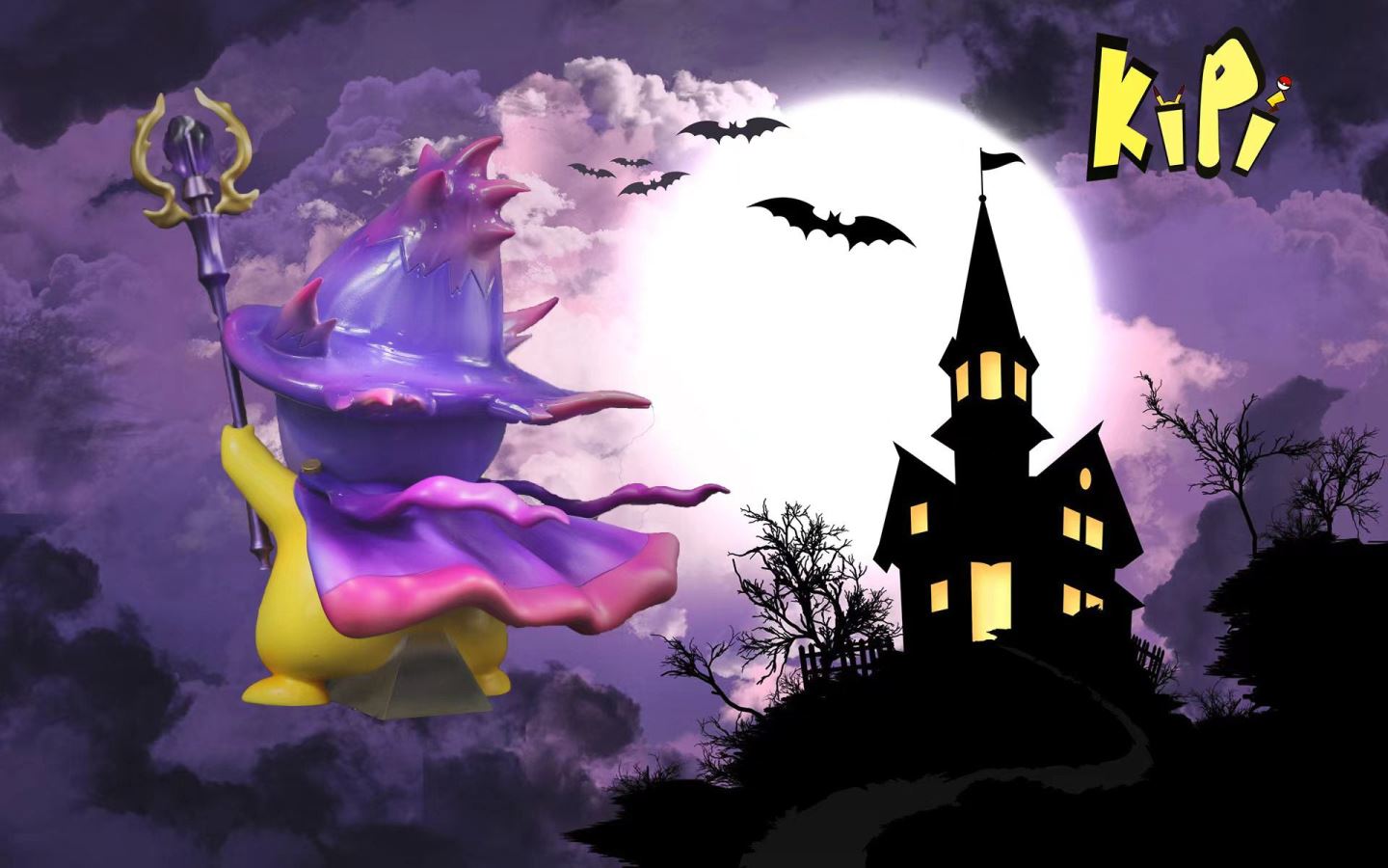 Mismagius Cosplay Pikachu - Pokemon Statue - Kipi Studio