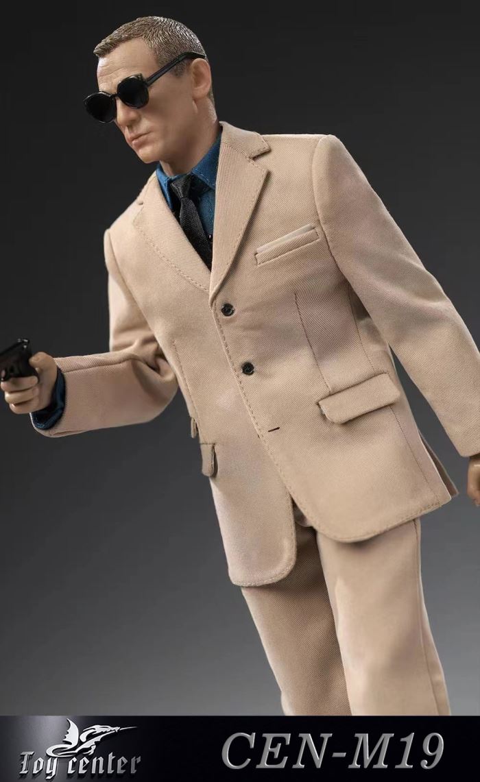 Agent 007 -Men's Suit Khaki (CEN-M19) 1/6