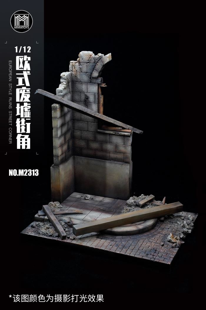 European Style Ruins Street Corner 1/12