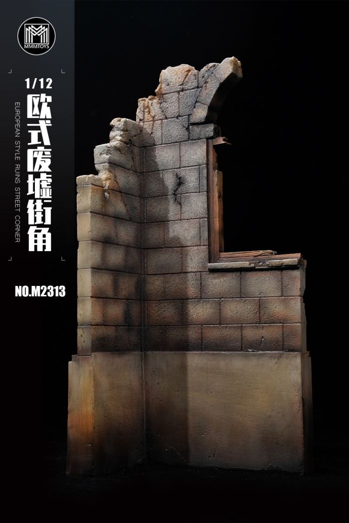 European Style Ruins Street Corner 1/12