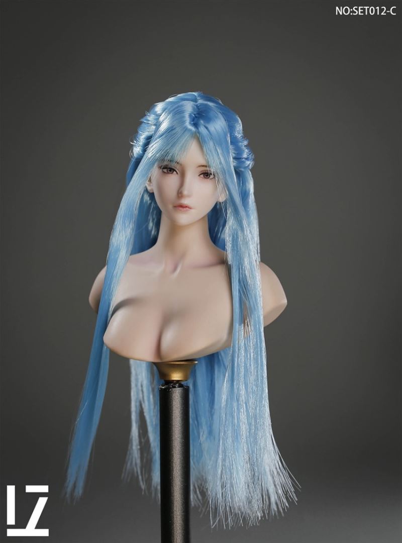 Female Head Sculpture SET012 Zero 1/6