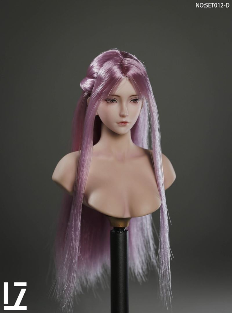 Female Head Sculpture SET012 Zero 1/6
