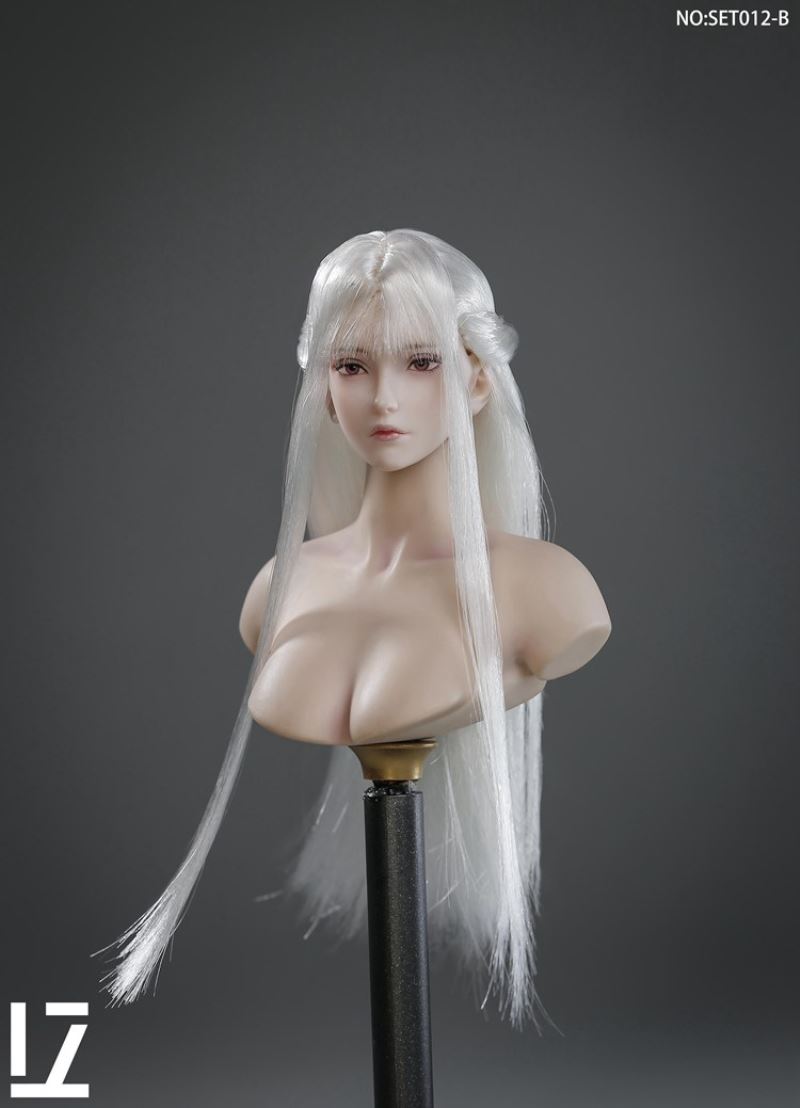 Female Head Sculpture SET012 Zero 1/6