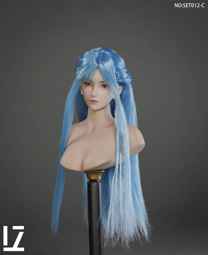 Female Head Sculpture SET012 Zero 1/6