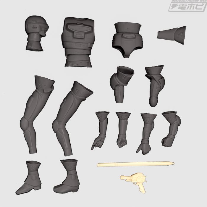 Space Sheriff Shaider 1/8 Soft Vinyl Kit