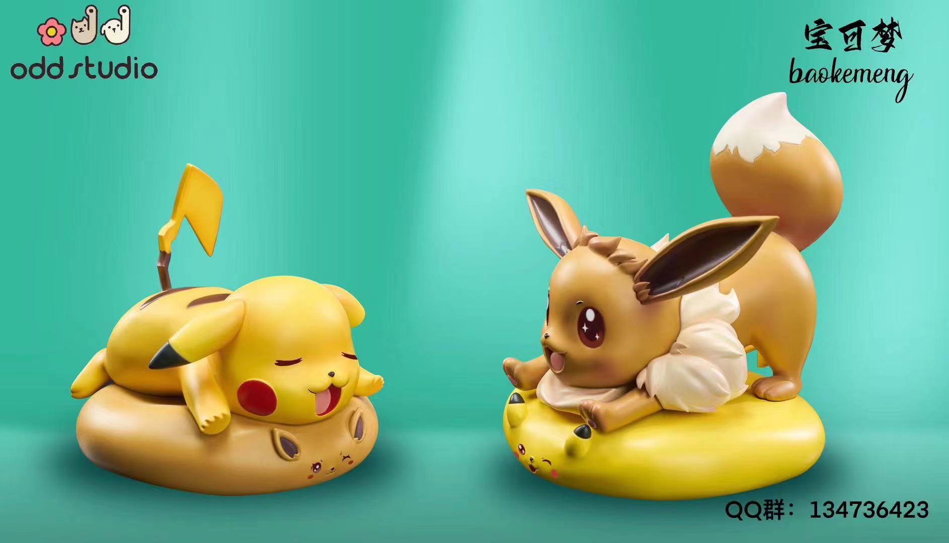 Eevee & Pikachu - Pokemon