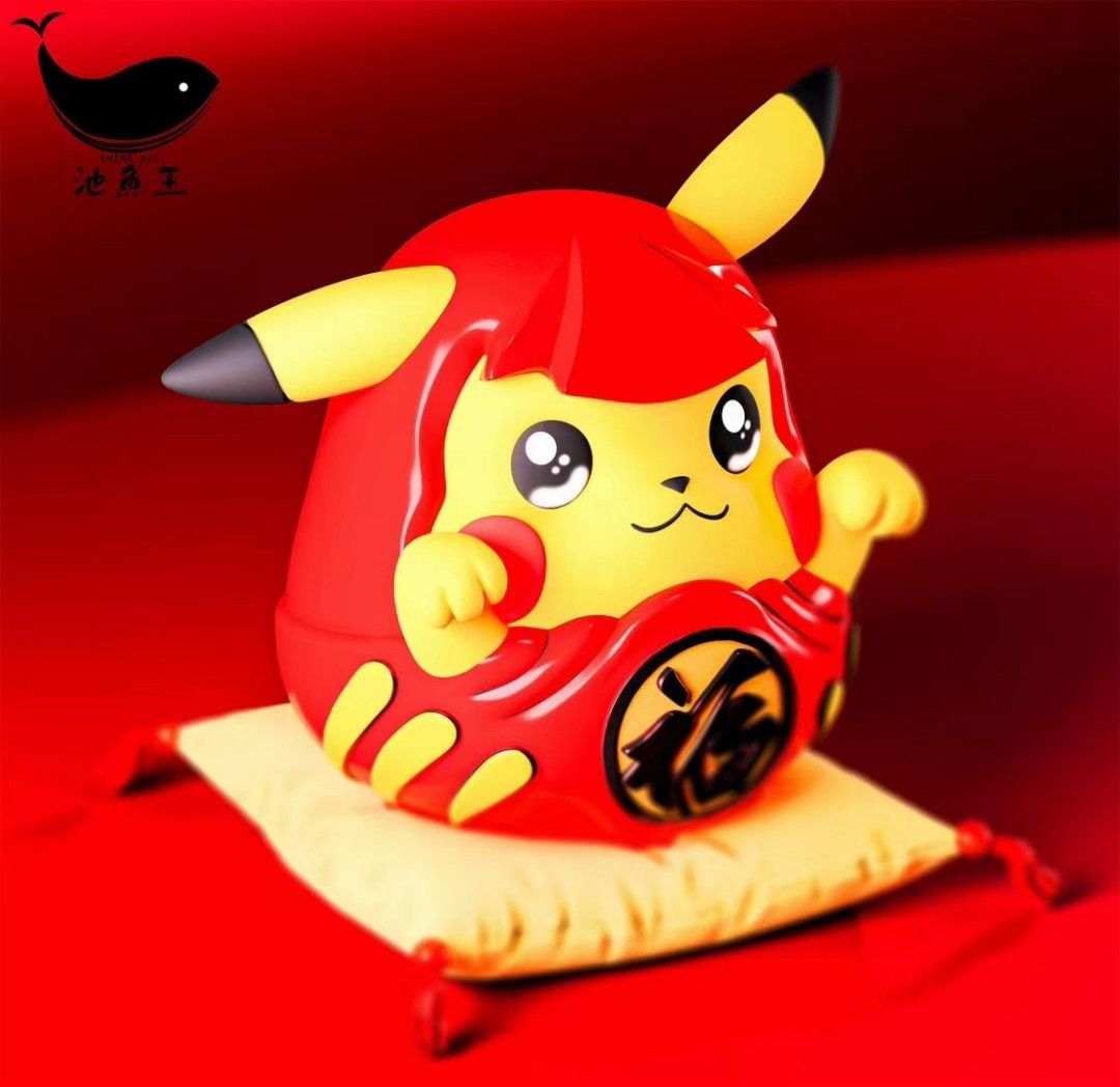 Daruma Pikachu Goodluck