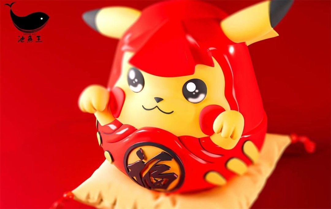 Daruma Pikachu Goodluck