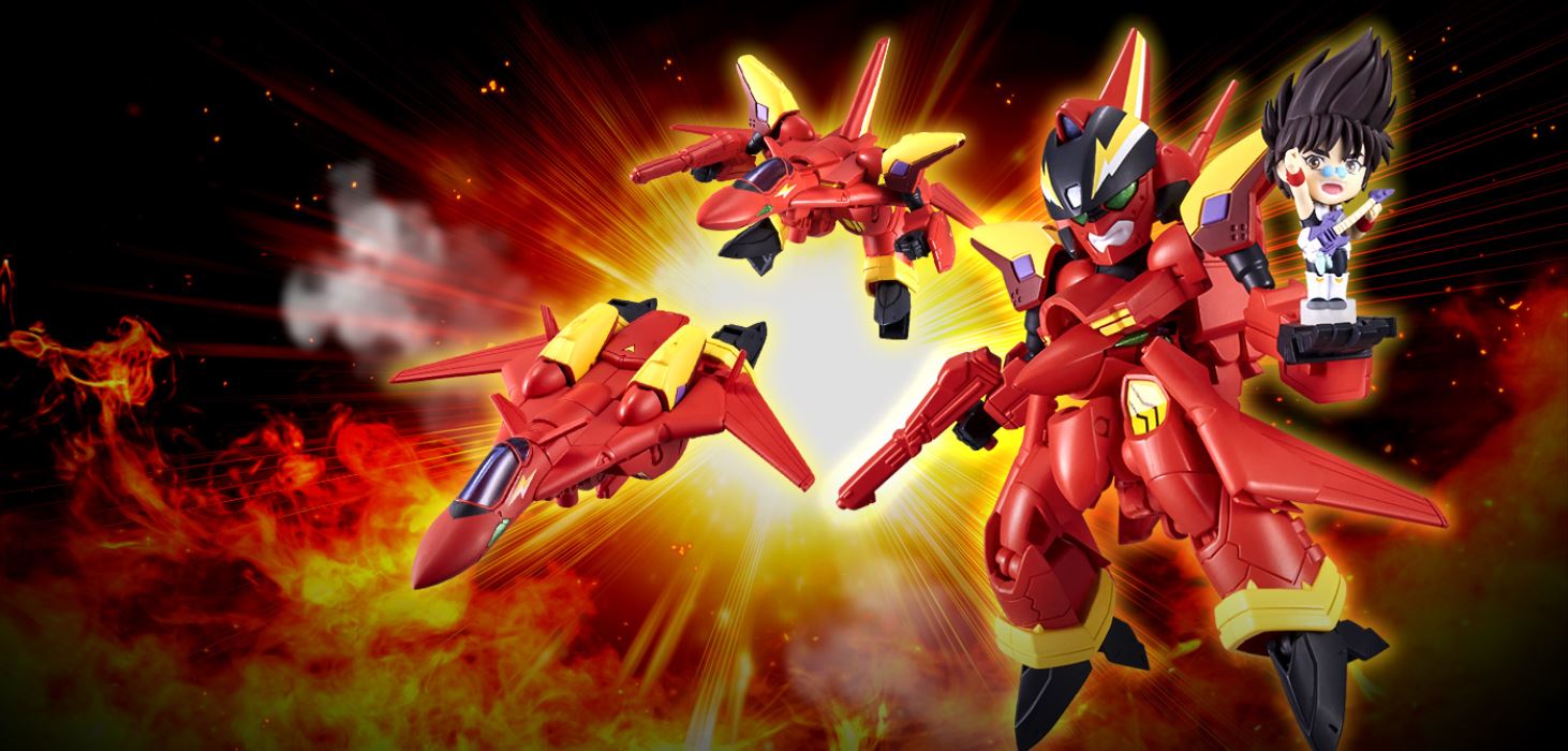 TINY SESSION VF-19 Kai Fire Valkyrie with Nekki Basara