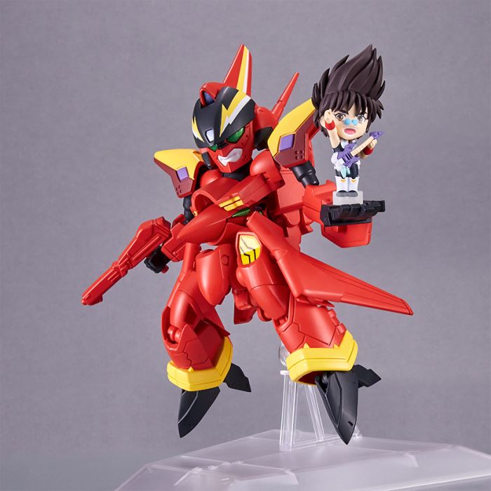 TINY SESSION VF-19 Kai Fire Valkyrie with Nekki Basara
