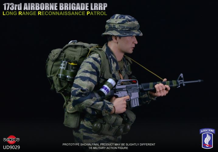 Vietnam War U.S. 173rd Airborne Brigade Long Range Reconnaissance Patrol Unit LRRP action figure 1/6