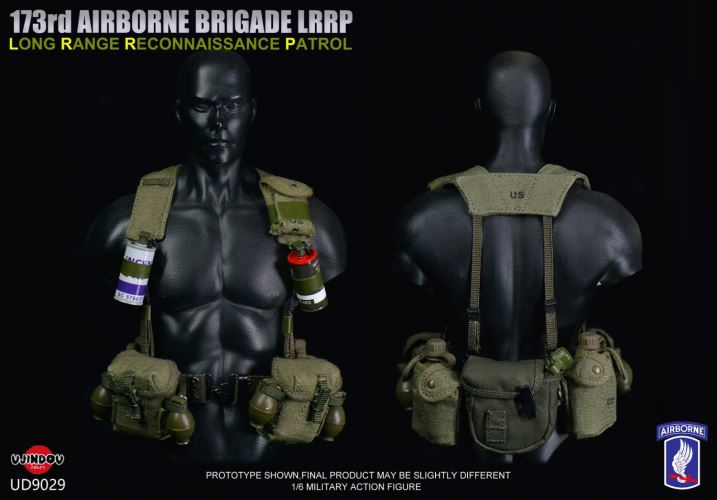 Vietnam War U.S. 173rd Airborne Brigade Long Range Reconnaissance Patrol Unit LRRP action figure 1/6
