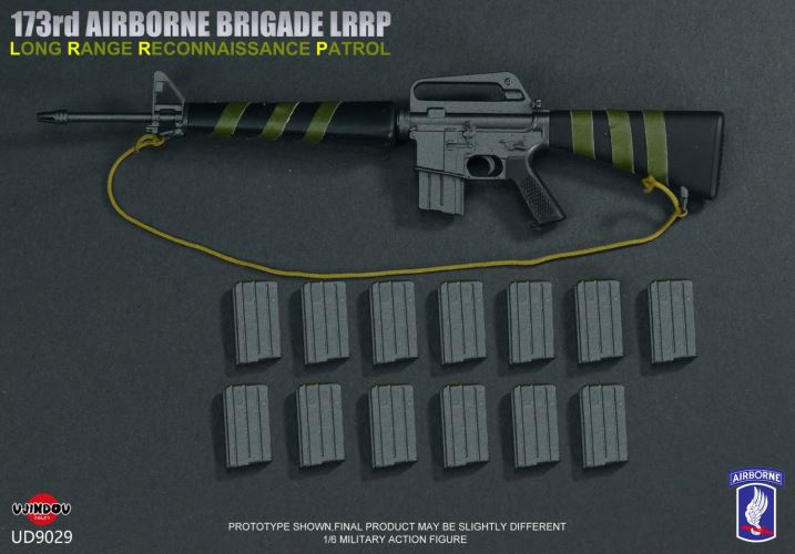 Vietnam War U.S. 173rd Airborne Brigade Long Range Reconnaissance Patrol Unit LRRP action figure 1/6