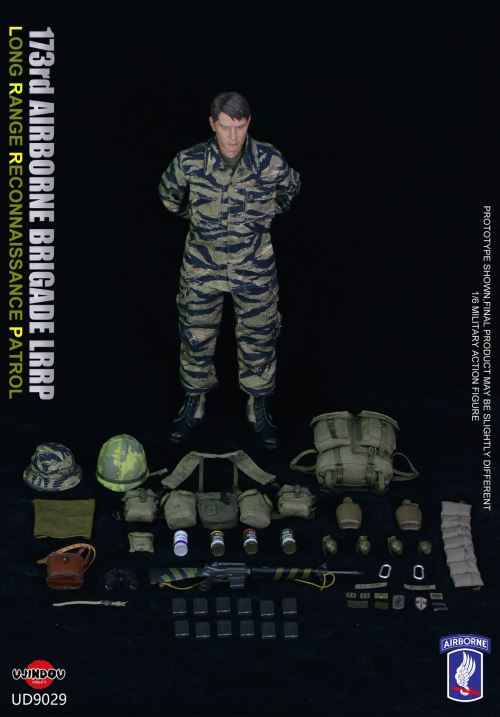 Vietnam War U.S. 173rd Airborne Brigade Long Range Reconnaissance Patrol Unit LRRP action figure 1/6