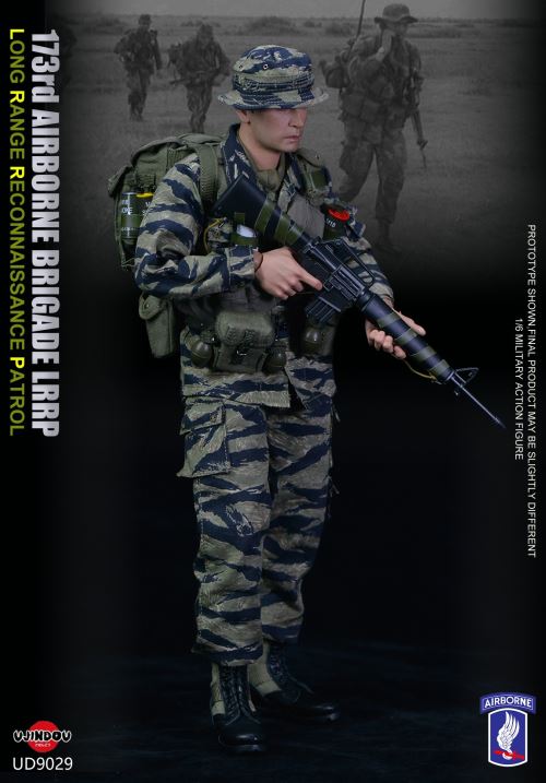 Vietnam War U.S. 173rd Airborne Brigade Long Range Reconnaissance Patrol Unit LRRP action figure 1/6