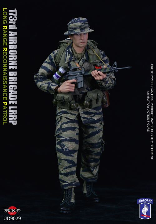 Vietnam War U.S. 173rd Airborne Brigade Long Range Reconnaissance Patrol Unit LRRP action figure 1/6