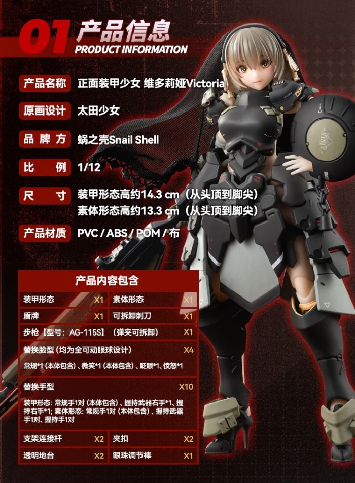 frontal armor girl Victoria 1/12