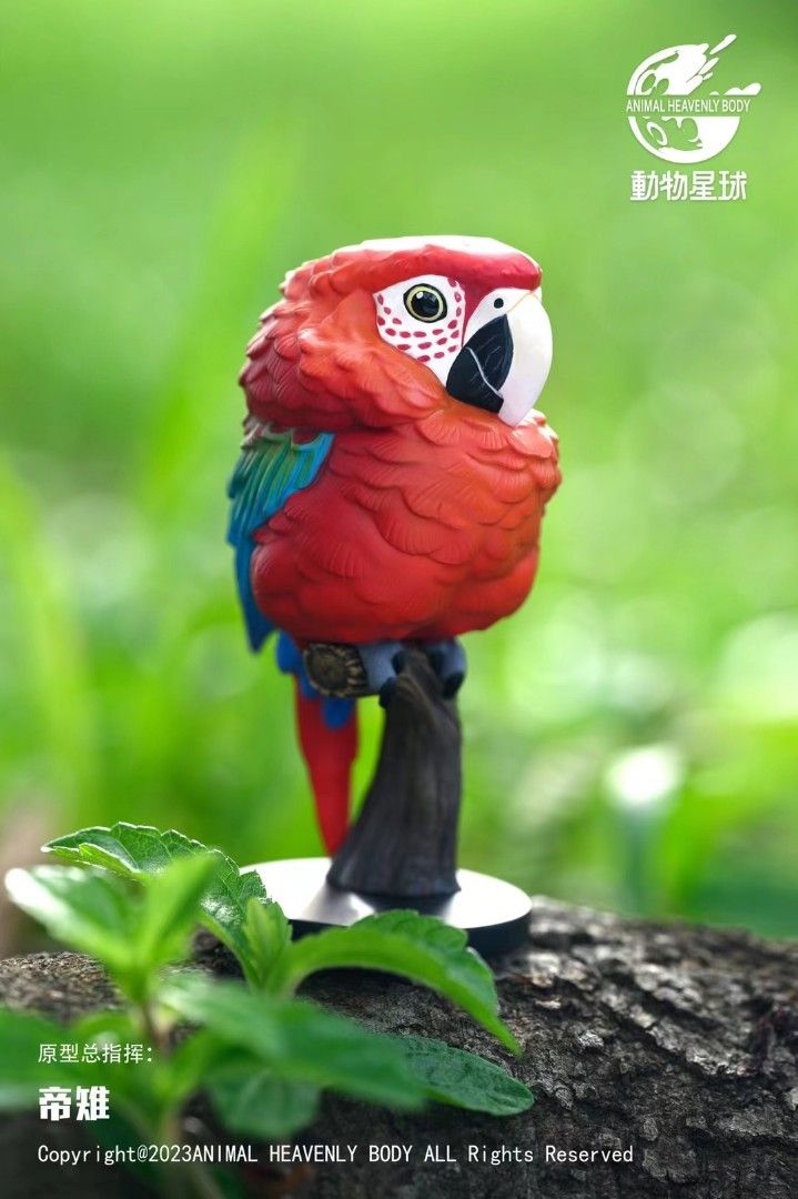 Heart Wide Body Fat Series Parrot