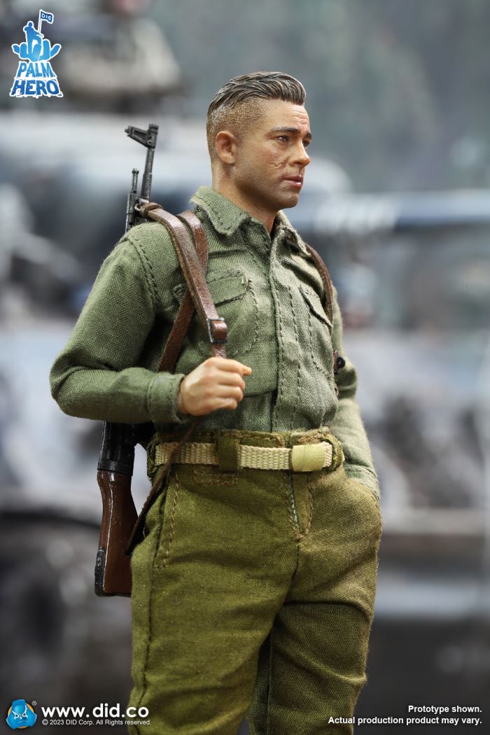 Commander Sherman of the Second Armored Division of the US Army in World War II 1/12