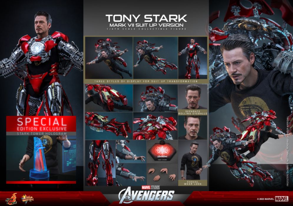 Tony Stark (Mark VII Suit up Version) - The Avengers 1/6